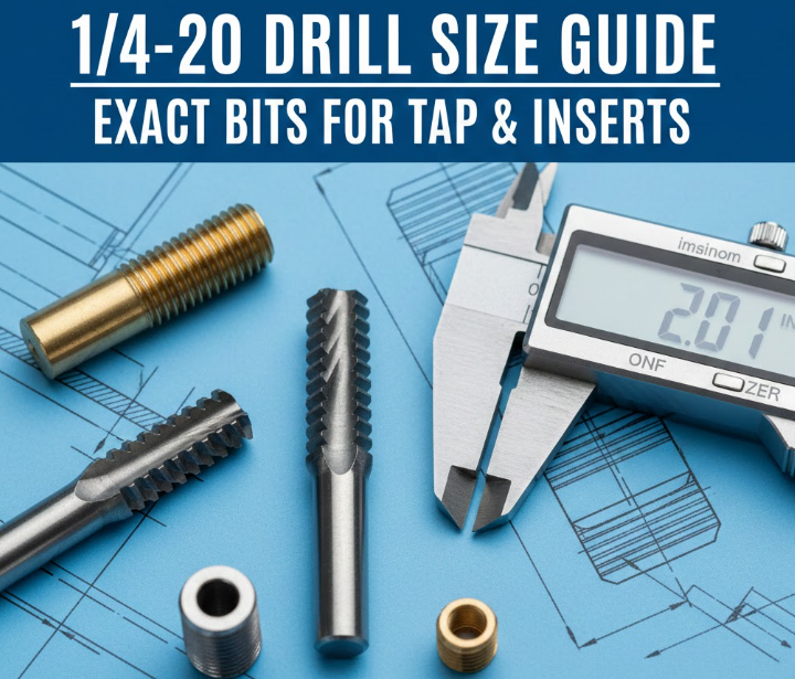 1/4-20 Drill Size Guide: Exact Bits for Tap & Threaded Inserts
